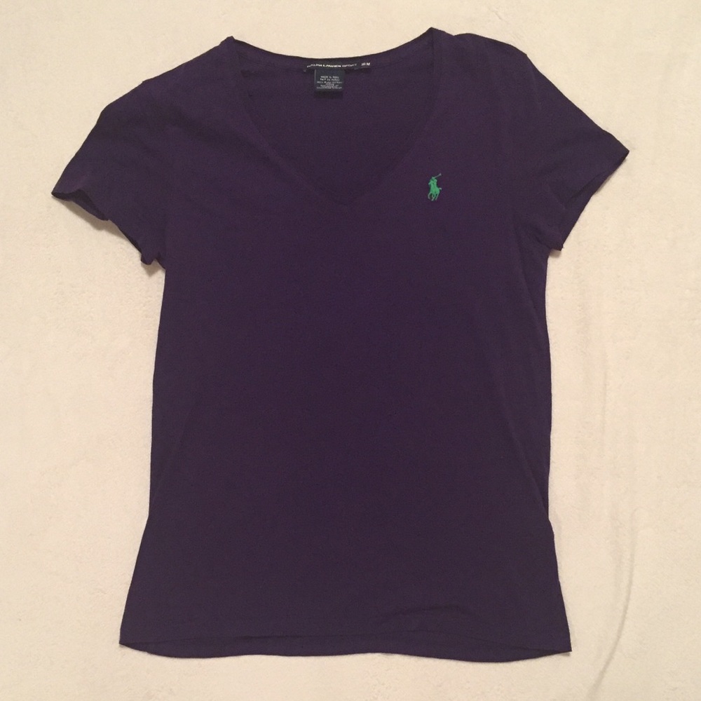 Purple Ralph Lauren V Neck